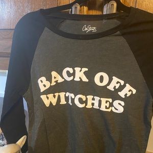 Back Off Witches tee